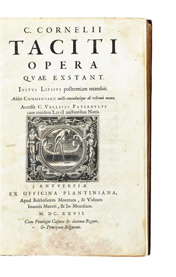 TACITUS, PUBLIUS CORNELIUS. Opera quae exstant. 1607